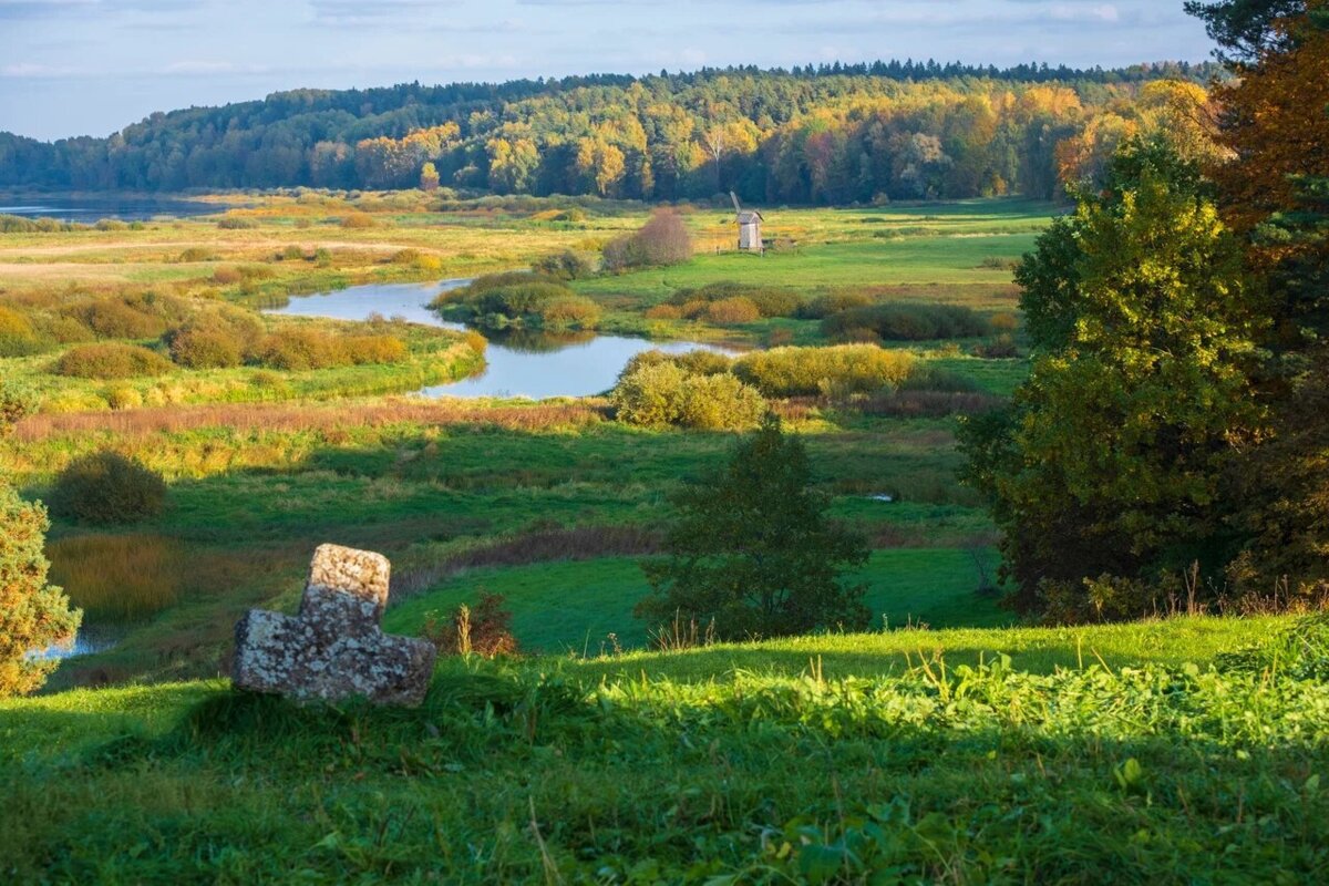 Долина реки Сороти в Пушкинских Горах