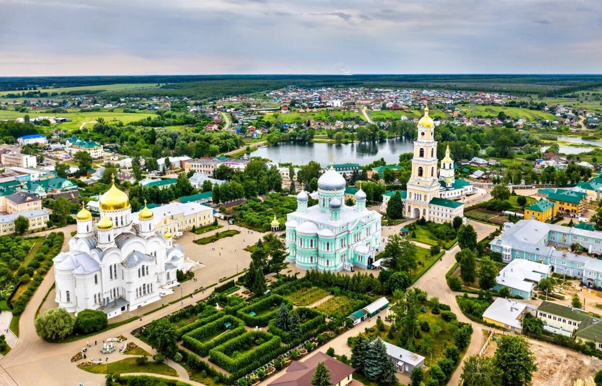 Серафимо-Дивеевский монастырь с высоты